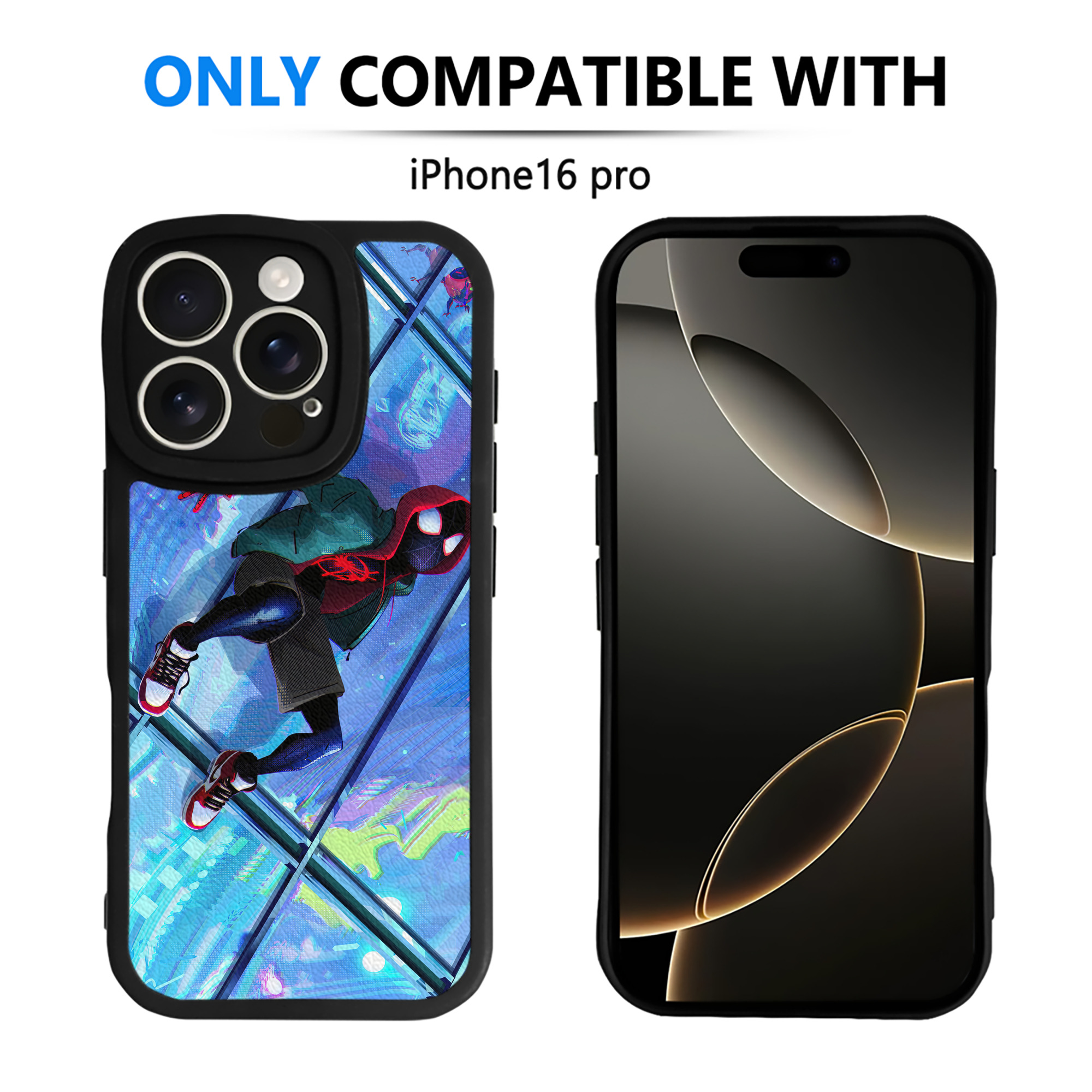Spider Man スパイダーマン 【iPhone 16シリーズ対応】シリコンスマホケース（レザー調） 材質：シリコン